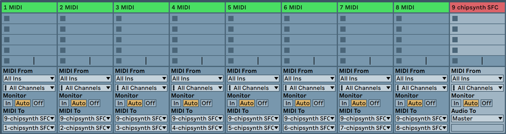 ableton tracks